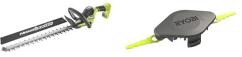 RYOBI - Taille-Haies Linea 18V One+ 50cm - Design en Ligne - Lames - Écartement 24mm & Tête Double Lames Dentelées (+10 Lames) pour Coupe-Bordures, Dresse-Bordures