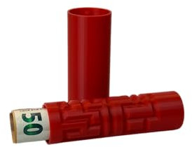 Labyrinthbox Puzzle Rätsel Geschenkbox spannende und kreative Geschenkverpackung (Rot)