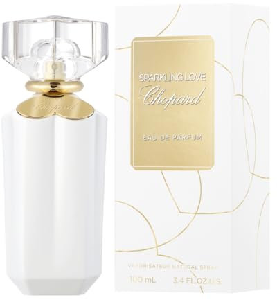 Chopard Sparkling Love 100 ml – Eau de Parfum für Frauen – Fruchtig-blumiger Duft – Extravagante Noten von Mandarine, Jasmin, Ylang-Ylang und Zedernholz – Parfum Damen – Weißer Glasflakon