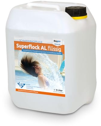 IBA 5 l Superflock AL flüssig Flockmittel flüssig Flockung Pool DIN19643