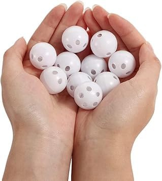 Gowxs 10 Stück Rasselkugeln Zum Einnähen,Rasseldosen Geräuschhersteller Quietscher,Rasselkugeln Füllmaterial,Quietscher,Pet Spielzeug Squeaker Für Haustieraccessoires