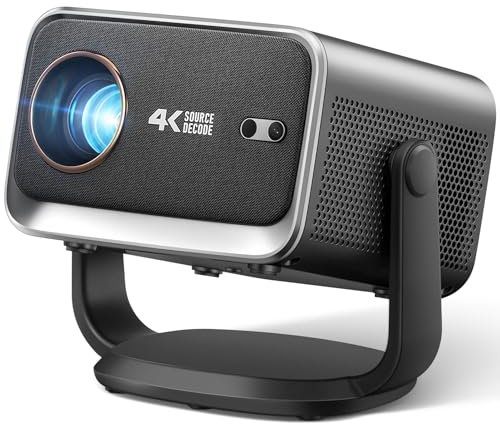 【Built-in -Apps & Dolby Audio】INMOZATA Smart Projector, Auto Focus & Keystone, Full HD 4K 1080P WiFi 6, Android 13, Support 4K Bluetooth Portable Projector with Stand for Home Theatre