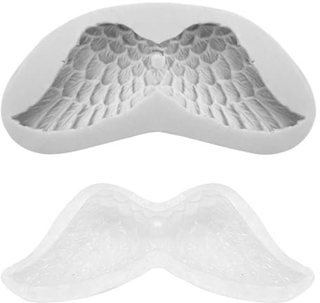 Moules À Ailes D'Ange En Silicone, 2 Pièces, Moules À Ailes D'Ange, Moules De Moulage, Accessoires De Décoration Artisanaux Diy