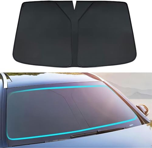 UYJJYDFC Parasol para Parabrisas de Coche para Peugeot 208 2019-2024, Parasol Plegable para Coche, Bloque de Rayos UV, Accesorios para Coche