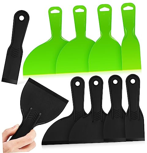 DOITOOL 10stücke Teiliges Kunststoffspachtel Und Malerspatel Wiederverwendbare Schaber Für Wandreparatur Füllung Und Glättung Für Heimwerker Und Profis Verschiedene