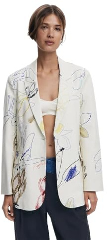 Desigual Damen 25wwew21 Mantel mit A-Linie (1er Pack)