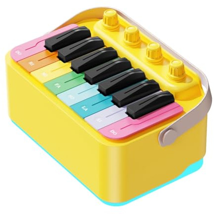 Agwuoetr Amplificateur pour Piano à LED RGB avec Geleleur pour Piano Électronique et Guitare.
