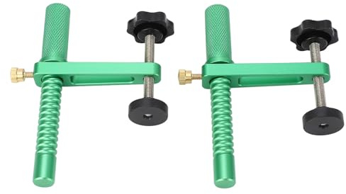 Bench Dog Zwinge 20mm Aluminiumlegierung, 2er Set, Holzarbeit, Schnellspannklemme für MFT Hobelbank - Einhändige Bedienung, Hohe Stabilität, Ideal für Holzwerkstatt und Heimwerke