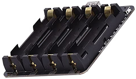 YWBL-WH Battery Holder, 4 Channel Micro USB Charger with LED Indicator, High Current 2A Output for Control Boards and Sensors