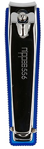 nippes Nagelknipser | Mit Nagelfang | Blau | 6 cm | Fuß- und Fingernagel Knipser | Nagelpflege Knipser | Erleichtert das Kürzen von festen und harten Nägeln