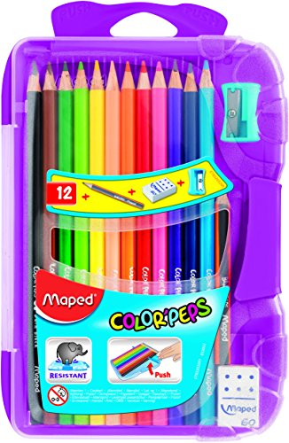 Maped Dreikant-Buntstift COLOR'PEPS, 12er Smart Box VE = 1