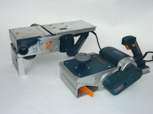 Rebir Pialla elettrica 2 in 1 - Grattugia - Pialla per travi - Pialla da falegname 2250 W - Metallo e plastica - Strumento di pianificazione industriale