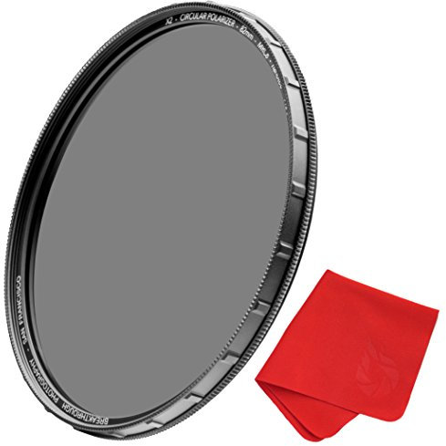 X2 CPL 77mm Circular Polarizer - AGC Glass - MRC8 - nanotec Coatings - Weather Sealed + FREE Microfiber Lens Cloth!