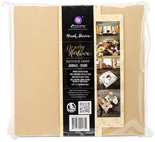 Prima Marketing Frank Garcia Memory Hardware Chipboard Album, Multi-Colour, 22.22 x 21.59 x 8 cm