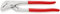 KNIPEX Wasserpumpenzange | Rohrzange, groß, mit Rillengelenk, Chrom-Vanadium, Rostschutz verchromt, 250 mm, 89 03 250
