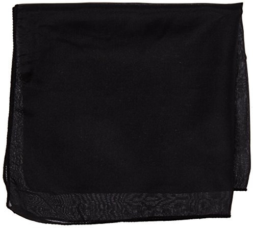 Seidentuch (3 x 3 cm) Schwarz