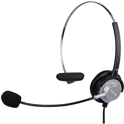 HAMA Cuffia ad archetto con microfono per cordless, jack 2,5 mm