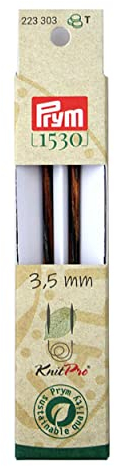 Stricknadelspitzen PRYM Natural 3,50 mm farbig 12,8 cm 223323