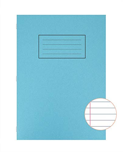 Silvine Exercise Book Ruled and Margin 80 Pages A4 Blue - EX108