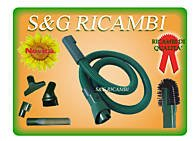 Sconosciuto Tubo Set 5 Accessori per Folletto VORWERK 130 131 135 garantito S&G Group