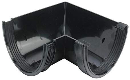 OSMA Black 113mm Angle 90 Degree for DeepLine 4.5:2.5 Gutter System 9T903b
