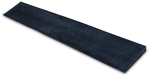 FT-Germany Türschwellenrampe 2,5cm Rollstuhlrampe Gummirampe Auffahrrampe Schwellenrampe für Rollstuhl, Kinderwagen oder Rollator