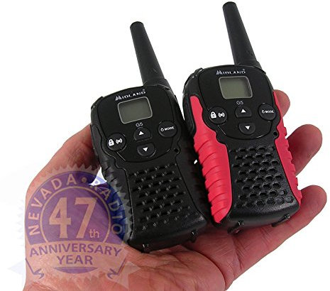 Midland | Pair Of Professional Rechargable Mobile Radios | Channel Walkie Talkies