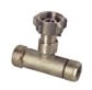 Favex - Raccord butane et/ou propane - Té d'accouplement gaz NF écrou Bouteille - Mâle 20x150 / Mâle Bouteille