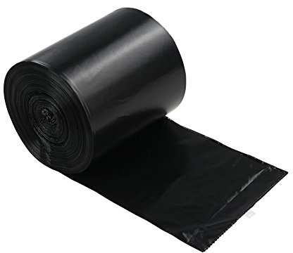 Lesbye Bolsas de Basura 40 L, 125 Unidades, Color Negro