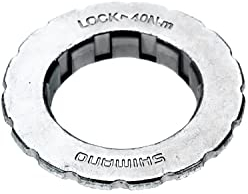 Shimano Centerlock Rotor Lock Ring 26,5mm Verschlussring Achsen 15mm 20mm Silber