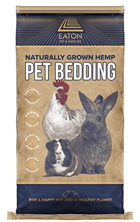 Eaton Pet and Pasture USA-Grown Hemp Bedding for Chickens & Rabbits, 8 Lbs