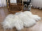 Sheepmania Lammfell Teppich - Lammfell Echt - Carpet - ungeschorenes, dichtes Langhaar-Schaffell bis 10 cm lang - Teppich - Fellteppich- Decke - Unterlage im Kinderwagen
