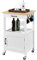 Yaheetech Desserte de Cuisine Roulante Meuble de Rangement avec Armoire en Bois Chariot de Service 55x 45x 89cm