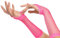 Balinco Rockige Netzhandschuhe 80er / 90er Jahre für Damen & Mädchen (Lang - Pink)
