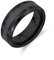 Bling Jewelry Schlichte Einfache Abgeschrägte Kante Gunmetal Paare Titan Hochzeit Band Ring Für Männer Für Frauen Kompfort Fit 8Mm
