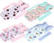 Baby Sitzauflage für Kinderwagen/Buggy Matratzenauflage MINKY 5 teiliges Set mit Schmetterling Kissen Auflage (Mäuschen + Rosa)