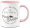 Tassenbrennerei Tasse Ab jetzt heißt es Frau Doktor - Kaffeetasse lusitg mit Spruch als Geschenk zum Doktortitel - Promotion (Rosa)