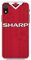 Man U European Retro Shirt Hard Silicone Rubber Phone Case Cover for iPhone 7 8 XR 11 12 13 (iPhone SE 2020)