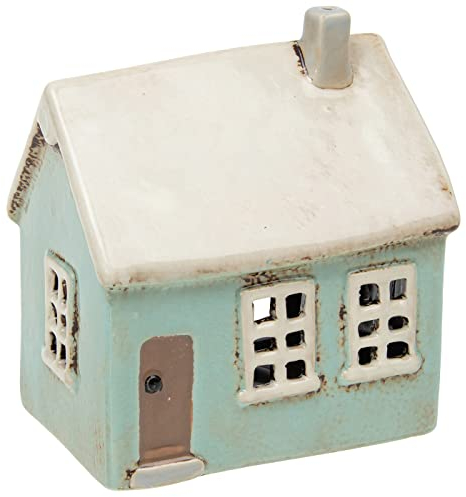 Village Pottery Aqua House Teelichthalter