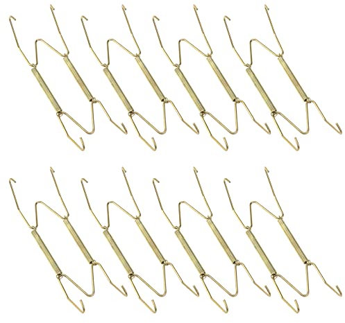 KUMGROT 8pcs Plate Hangers Decorative Wire Plate Hangers Holders Wall Plate Hangers Wall Hooks for Decorative Plates Arts 6 Inch