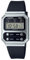 Casio Unisex Quartz Armbanduhr, 40.70mm GehäusegröÃŸe mit schwarz digital Zifferblatt und schwarz Plastic/Resin Strap Armband A100WEF-1AEF