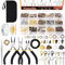Tanstic 1469Pcs Jewelry Making Supplies Kit, Jewelry Making Kit with Jewelry Making Tools, Jewelry Pliers, Jewelry Wires, Jewelry Findings Supplies and Storage Bag for Jewelry Repair and Beading