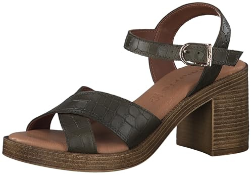 Tamaris Damen 1-28022-42 712 39 OLIVE STRUCT.