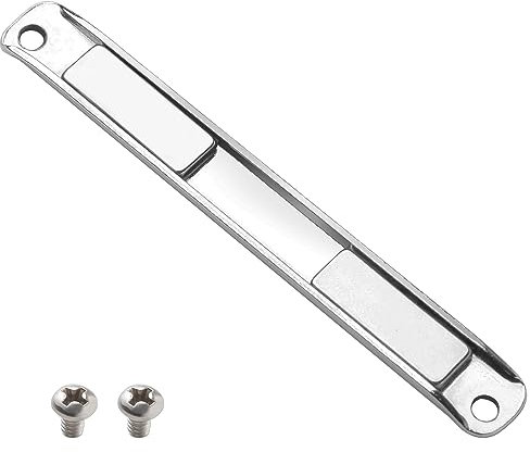 Shower Door Magnet Replacement Stainless Steel U-Channel -with Magnet and Screws Glass Shower Door Magnetic Strip for Swing Shower Doors Shower Door Replacement Parts Shower Door Magnetic Latch