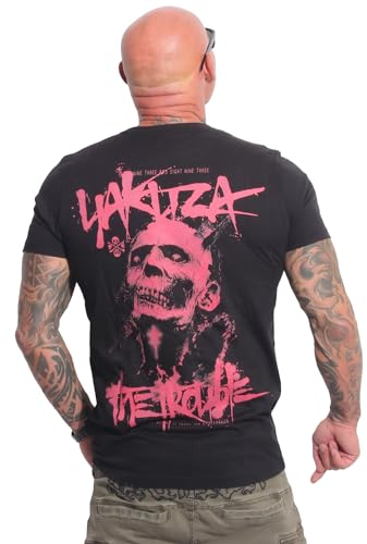 Yakuza Herren The Trouble T-Shirt, Schwarz, 4XL