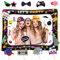 90er Aufblasbarer Bilderrahmen Mit 30 Pcs Foto Requisiten, 90er Jahre Photo Booth, 90s Party Fotobox Accessoires, Selfie Rahmen Für 90er