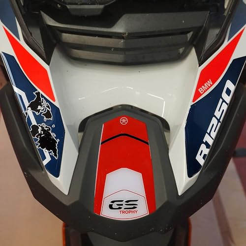 labelbike - Adesivo 3D Moto Puntale Becco Protezione e Decorazione in Resina compatibile con BMW R1250GS ADV Trophy