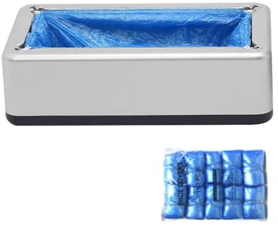 Copriscarpe portatile, distributore automatico di scarpe con 100 copriscarpe, antiscivolo, antipolvere, per casa, ufficio, laboratorio, ospedale, museo
