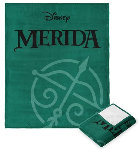 Northwest Disney Princess Silk Touch Überwurfdecke, 127 x 152,4 cm, ikonische Merida