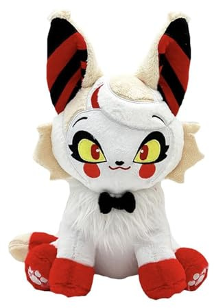 RDCIRP Hazbin Hotel Plush, Lindos Animales de Peluche de Hotel, muñecos de ángel Meow, Juguetes, Personajes de Anime Meow, muñecos de Almohada for niños y Adultos(Blanco)
